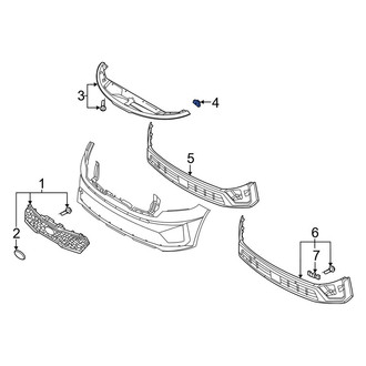 Kia OE - Left Radiator Support Access Cover Bracket