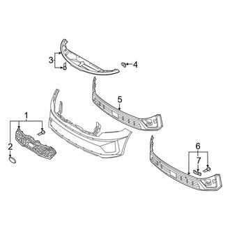 Kia OE - Front Bumper - Grille & Components