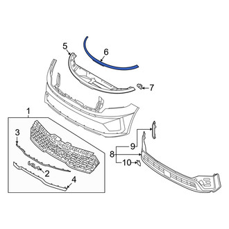 Kia OE - Front Upper Grille Molding