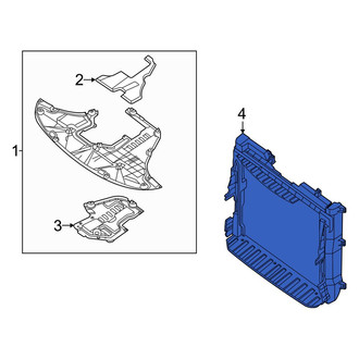 Kia OE - Front Radiator Support Air Deflector