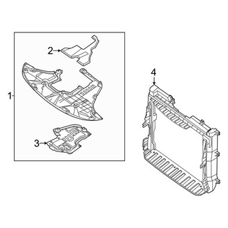 Kia OE - Radiator Support - Splash Shields