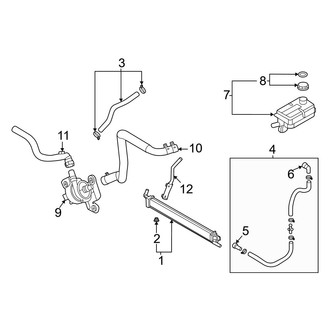 Kia OE - Inverter Cooling Components (Hybrid EX / Hybrid S / Plug-In Hybrid SX / Plug-in Hybrid SX Prestige)