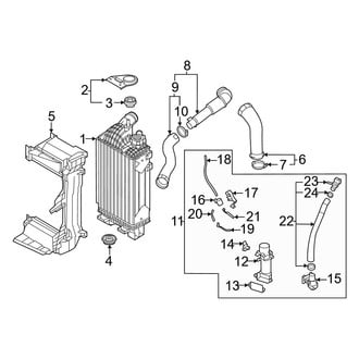 Kia OE - Cooling - Intercooler (F Engine VIN Character)