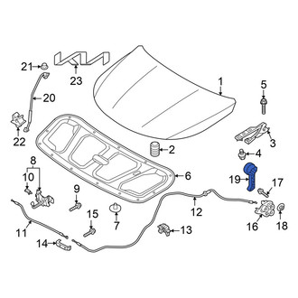 Kia OE - Front Hood Release Handle