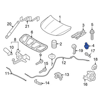 Kia OE - Outer Hood Hinge Bolt