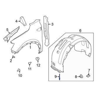 Kia OE - Fender Liner Rivet