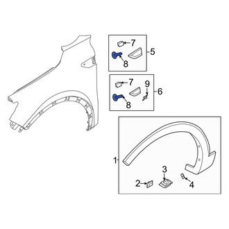 Kia OE - Fender Molding Screw