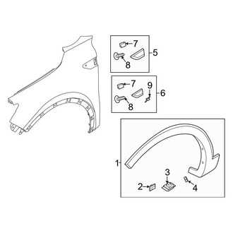 Kia OE - Fender - Exterior Trim