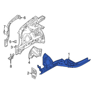 Kia OE - Front Left Frame Side Member Assembly