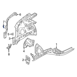 Kia OE - Left Fender Bracket