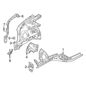 Kia OE - Fender - Structural Components & Rails (Plug-in Hybrid SX Prestige)