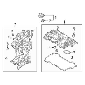 Kia OE - Engine / Transaxle - Valve & Timing Covers (Hybrid EX / Hybrid S / Plug-In Hybrid SX / Plug-in Hybrid SX Prestige)