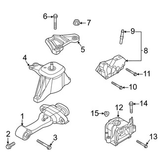 Kia OE - Engine / Transaxle - Engine & Transmission Mounting (C Engine VIN Character)