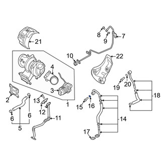 Kia OE - Turbocharger Coolant Line Washer
