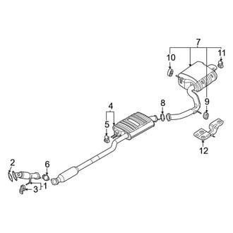 Kia OE - Exhaust System - Exhaust Components (F Engine VIN Character)