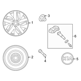 Kia OE - Wheels (19" Wheel), (Hybrid EX / Plug-In Hybrid SX / Plug-in Hybrid SX Prestige)