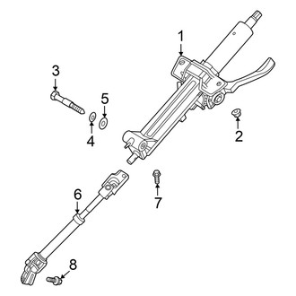 Kia OE - Steering Column Assembly (Hybrid EX / Hybrid S / Plug-In Hybrid SX / Plug-in Hybrid SX Prestige)