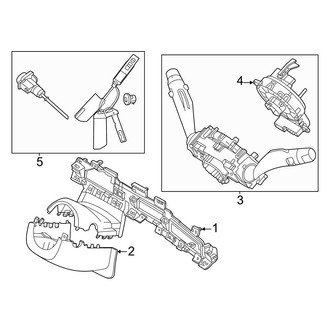 Kia OE - Steering Column - Shroud, Switches & Levers (EX / LX / S / SX / X-Line EX / X-Line SX Prestige / X-Pro)