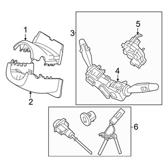 Kia OE - Steering Column - Shroud, Switches & Levers (Hybrid EX / Hybrid SX Prestige / Plug-In Hybrid EX / Plug-in Hybrid SX Prestige)