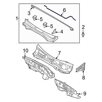 Kia OE - Front Windshield Washer Hose