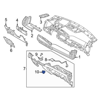 Kia OE - Front Left Glove Box Door Striker