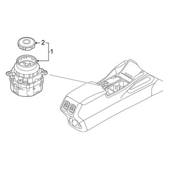 Kia OE - Center Console (Shift Components), (Hybrid EX / Hybrid SX Prestige / Plug-in Hybrid SX Prestige)