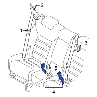 Kia OE - Center Left Seat Belt Receptacle