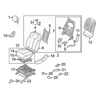Kia OE - Front Left Seat Cover