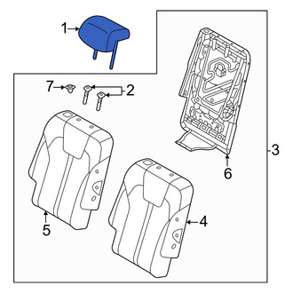 Kia OE - Center Left Headrest