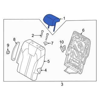 Kia OE - Center Left Headrest