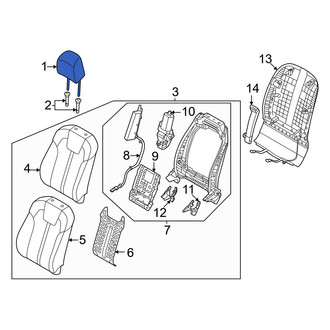 Kia OE - Center Left Headrest