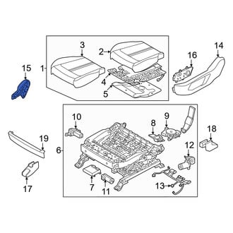 Kia OE - Front Left Inner Seat Trim Panel