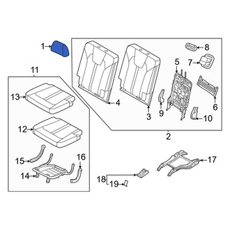 Kia OE - Center Left Headrest