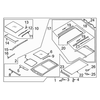 Kia OE - Sunroof Cable