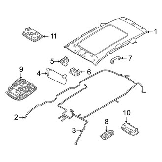 Kia OE - Roof - Interior Trim (With Panoramic)
