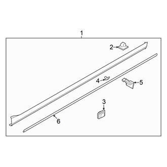 Kia OE - Left Rocker Panel Guard