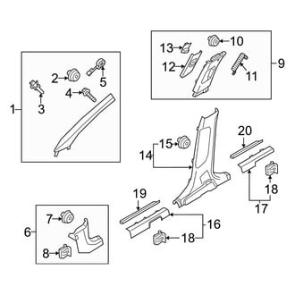 Kia OE - Pillars, Rocker & Floor - Interior Trim