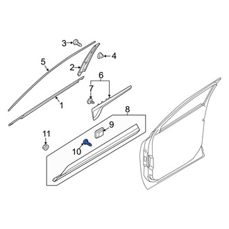 Kia OE - Door Molding Screw