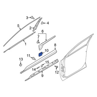Kia OE - Door Molding Clip