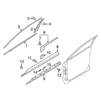 Kia OE - Door Molding Seal