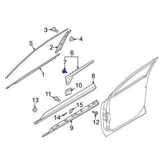 Kia OE - Door Molding Screw