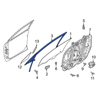 Kia OE - Front Left Window Channel