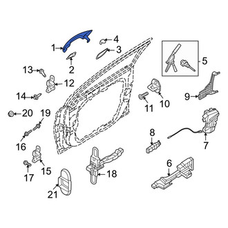 Kia OE - Rear Left Outer Exterior Door Handle