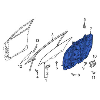 Kia OE - Front Right Door Panel Carrier