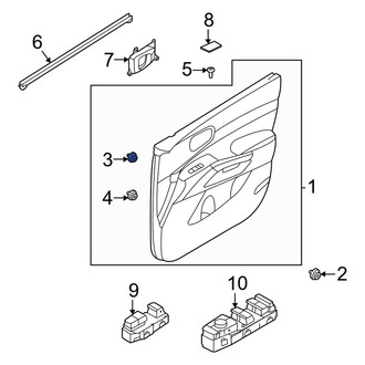 Kia OE - Door Interior Trim Panel Retainer