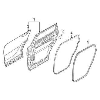 Kia OE - Rear Door - Door & Components