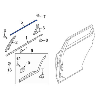 Kia OE - Front Right Door Reveal Molding