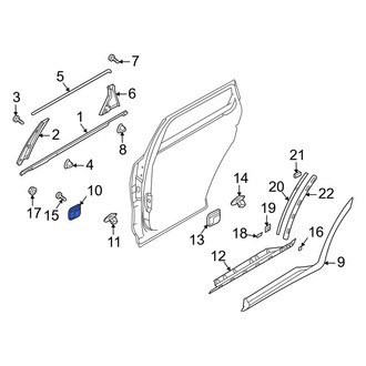 Kia OE - Door Molding Clip
