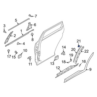 Kia OE - Door Molding Seal