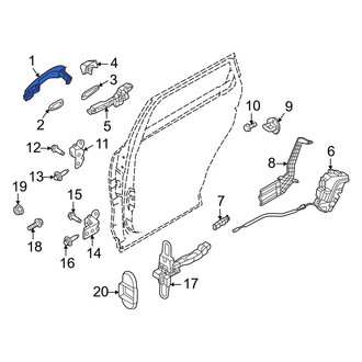 Kia OE - Rear Left Outer Exterior Door Handle